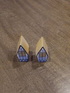 Ceramic House-Shaped Salt and Pepper Shakers